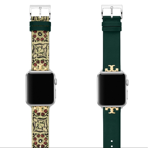 TORY BURCH 2 leather apple watch bands! NIB - Picture 6 of 7